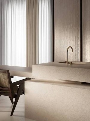 SapienStone - Crema Neve 320x160x1,2 cm